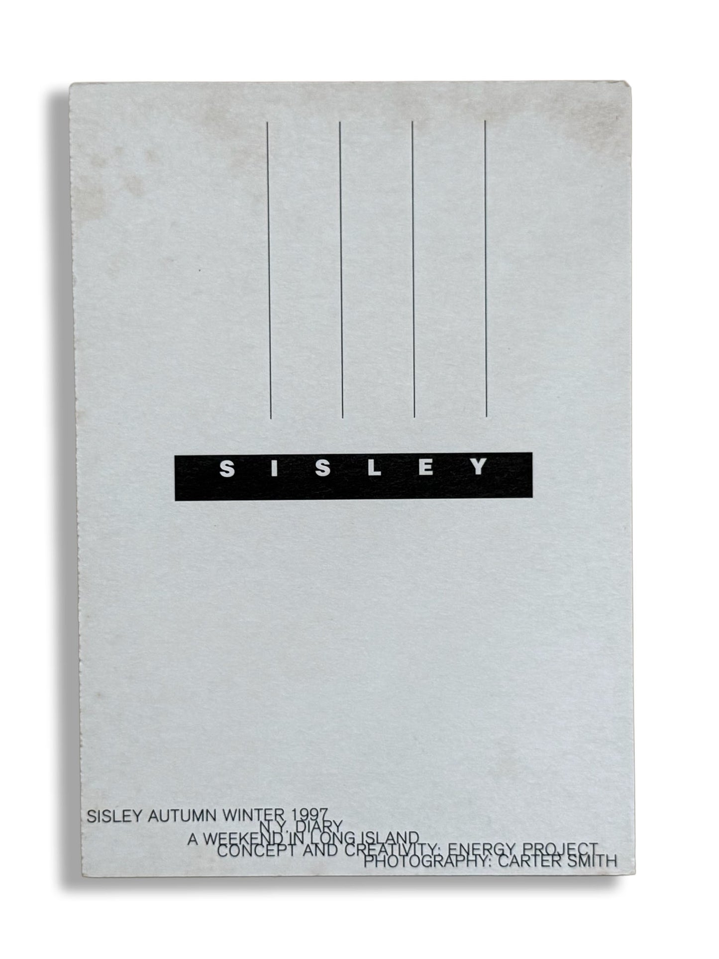 SISLEY AUTUMN WINTER 1997 Postcards